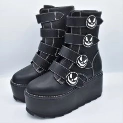 SHOES & BOOTS Skeleton Platform Karma Boots Y.R.U. 11 SHOES & BOOTS Skeleton Platform Karma Boots Y.R.U.