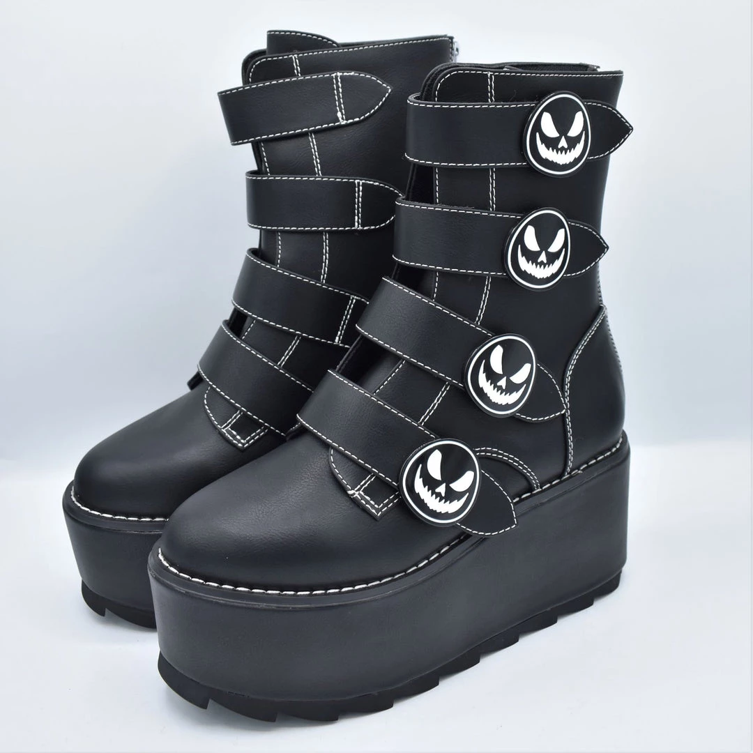 SHOES & BOOTS Skeleton Platform Karma Boots Y.R.U. 6 SHOES & BOOTS Skeleton Platform Karma Boots Y.R.U.