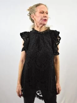 Sweet Lovely Gothic Romance Lace Blouse