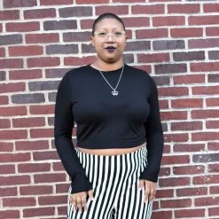 Crop Long Sleeve T-shirt FOXBLOOD