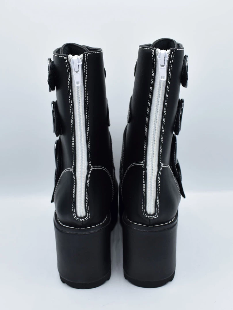 SHOES & BOOTS Skeleton Platform Karma Boots Y.R.U. 8 SHOES & BOOTS Skeleton Platform Karma Boots Y.R.U.