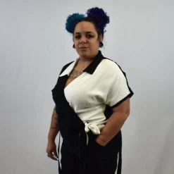 The Bowler Wrap Top LOVEFOOL (ALMOST GONE! ONLY L & XL LEFT!)