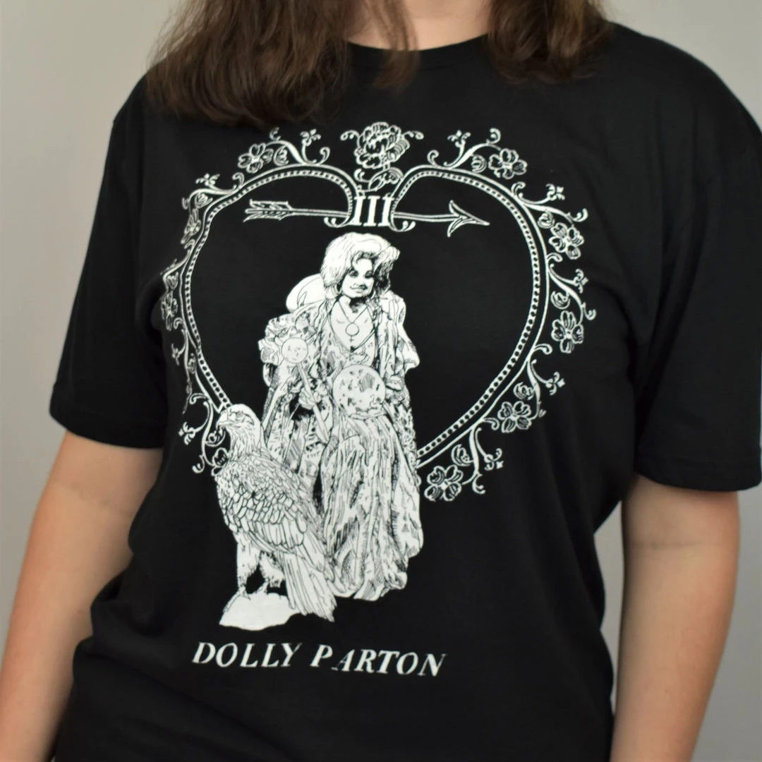 Bread And Water RESTOCKED! Dolly Empress Tarot T-shirt - BREAD & WATER PRINTSHOP UNISEX SHIRTS 3 Bread And Water RESTOCKED! Dolly Empress Tarot T-shirt - BREAD & WATER PRINTSHOP UNISEX SHIRTS