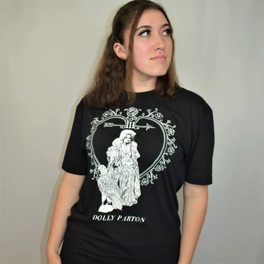 Bread And Water RESTOCKED! Dolly Empress Tarot T-shirt - BREAD & WATER PRINTSHOP UNISEX SHIRTS 4 Bread And Water RESTOCKED! Dolly Empress Tarot T-shirt - BREAD & WATER PRINTSHOP UNISEX SHIRTS