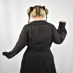 ADORA NEWEST ITEMS Elizabeth Sheer Wrap Blouse 7 ADORA NEWEST ITEMS Elizabeth Sheer Wrap Blouse