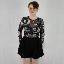 Reap What You Sew Consignment Black Coulotte Shorts- HANDMADE LOCALLY