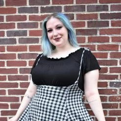 Laurie Smocked Babydoll Top FOXBLOOD