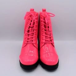 Qupid Flamingo Platform Boots CLEARANCE (Final Sale)
