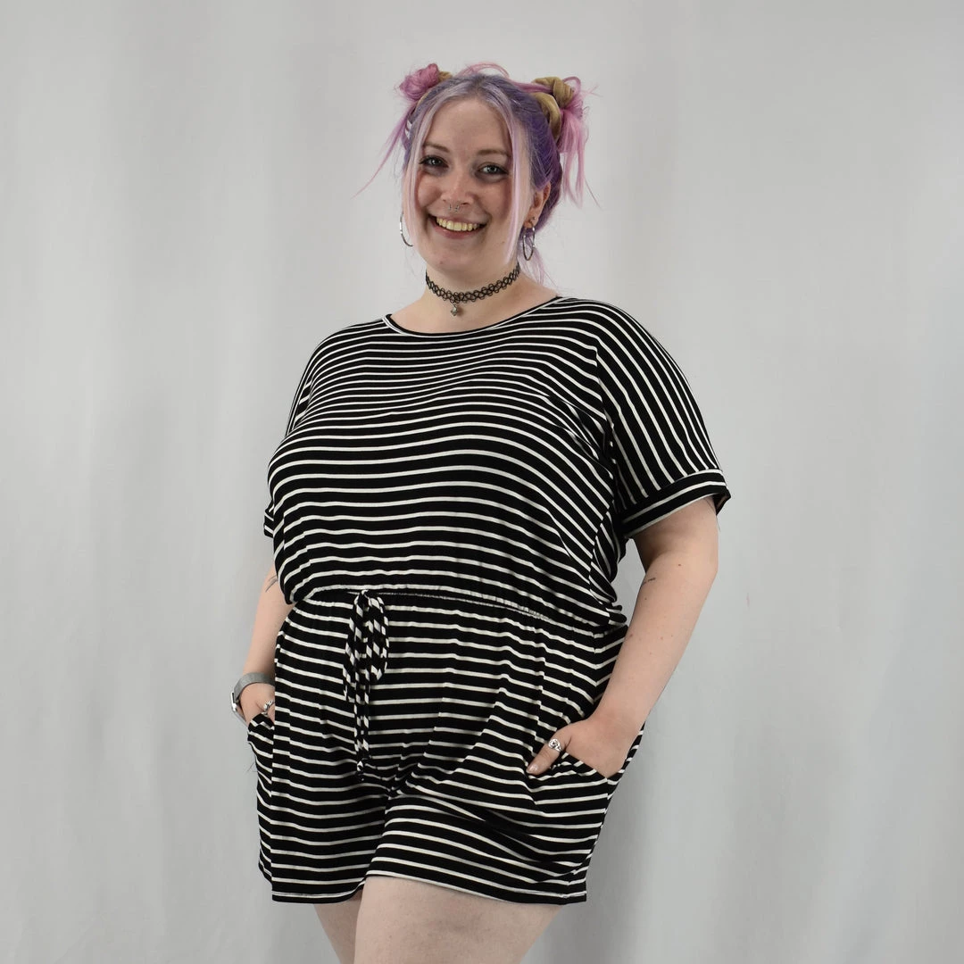 White Birch Juniper Striped Romper NEWEST ITEMS 4 White Birch Juniper Striped Romper NEWEST ITEMS