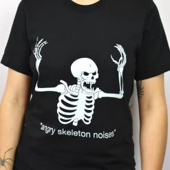 RESTOCKED! Angry Skeleton Noises Tshirt HAUNTWARES