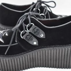 Capulet Embroidered Velvet Creepers DEMONIA