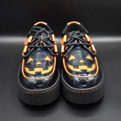 Strangecvlt Black Glitter Jack Krypt STRANGE CVLT SHOES & BOOTS