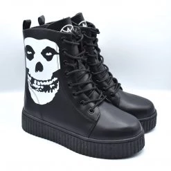 Strangecvlt SALE ITEMS Misfits Skull Disorder Boot STRANGE CVLT