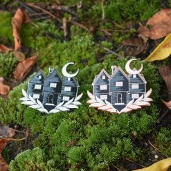 Laserbrain Patch Co Classic Witch House Pin LASERBRAIN PINS