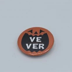 Jack O Pumpkin Pronoun Button BATS IN THE BELFRY PINS