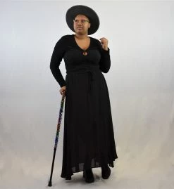 Sweet Lovely Canna Maxi Skirt