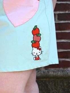 Unique Vintage NEWEST ITEMS Hello Kitty Apple A Day Mini Skirt (ALMOST GONE!)