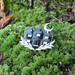 Laserbrain Patch Co Classic Witch House Pin LASERBRAIN PINS