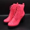 Qupid Flamingo Platform Boots CLEARANCE (Final Sale)