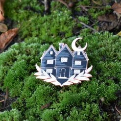 Laserbrain Patch Co Classic Witch House Pin LASERBRAIN PINS 9 Laserbrain Patch Co Classic Witch House Pin LASERBRAIN PINS