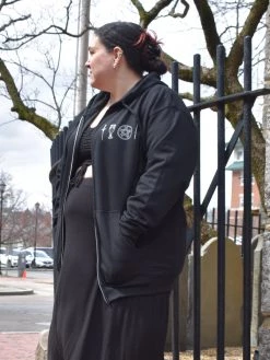 Devil Tarot Zip Hoodie THE PRETTY CULT