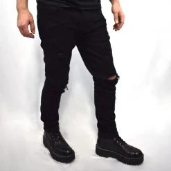 KDNK Asphalt Skinny Jeans