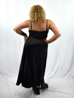 Miss World Satin Maxi Dress FOXBLOOD