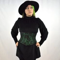 Daisy Corsets Lady Absinthe Green Lace Cincher