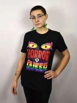 RESTOCKED! Horror Is Queer Tshirt HAUNTWARES NEWEST ITEMS