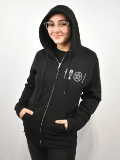 Hanged Man Tarot Zip Hoodie THE PRETTY CULT PLUS SIZE 1X-6X SELECTIONS