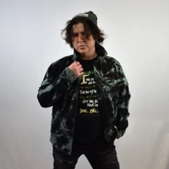 Victorious UNISEX OUTERWEAR Helix Tie Dye Denim Jacket