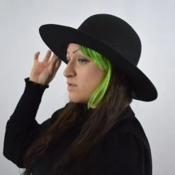 Olive & Pique The Malachai Hard Brim Bowler Hat HATS & HAIR ACCESSORIES