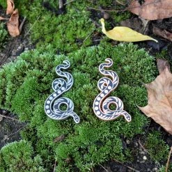 Laserbrain Patch Co Snake Moon Phases Pin PINS