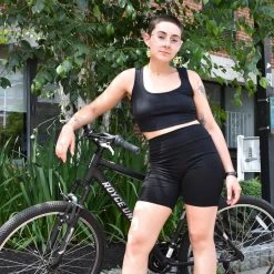 BOTTOMS RESTOCKED! Fonda Biker Shorts - FOXBLOOD