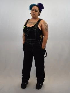 American Bazi Lucy Contrast Overalls (ONLY 2X LEFT!) SALE ITEMS