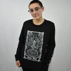PLUS SIZE 1X-6X SELECTIONS Forest Witch Long Sleeve Tshirt THE PRETTY CULT