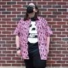 Sullen Clothing NEWEST ITEMS Pink Medieval Button Up SULLEN 1 Sullen Clothing NEWEST ITEMS Pink Medieval Button Up SULLEN