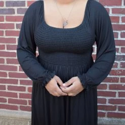 White Birch Arwen Smocked Dress (ONLY S LEFT!) CLEARANCE (Final Sale)