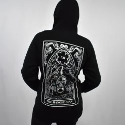 Hanged Man Tarot Zip Hoodie THE PRETTY CULT PLUS SIZE 1X-6X SELECTIONS