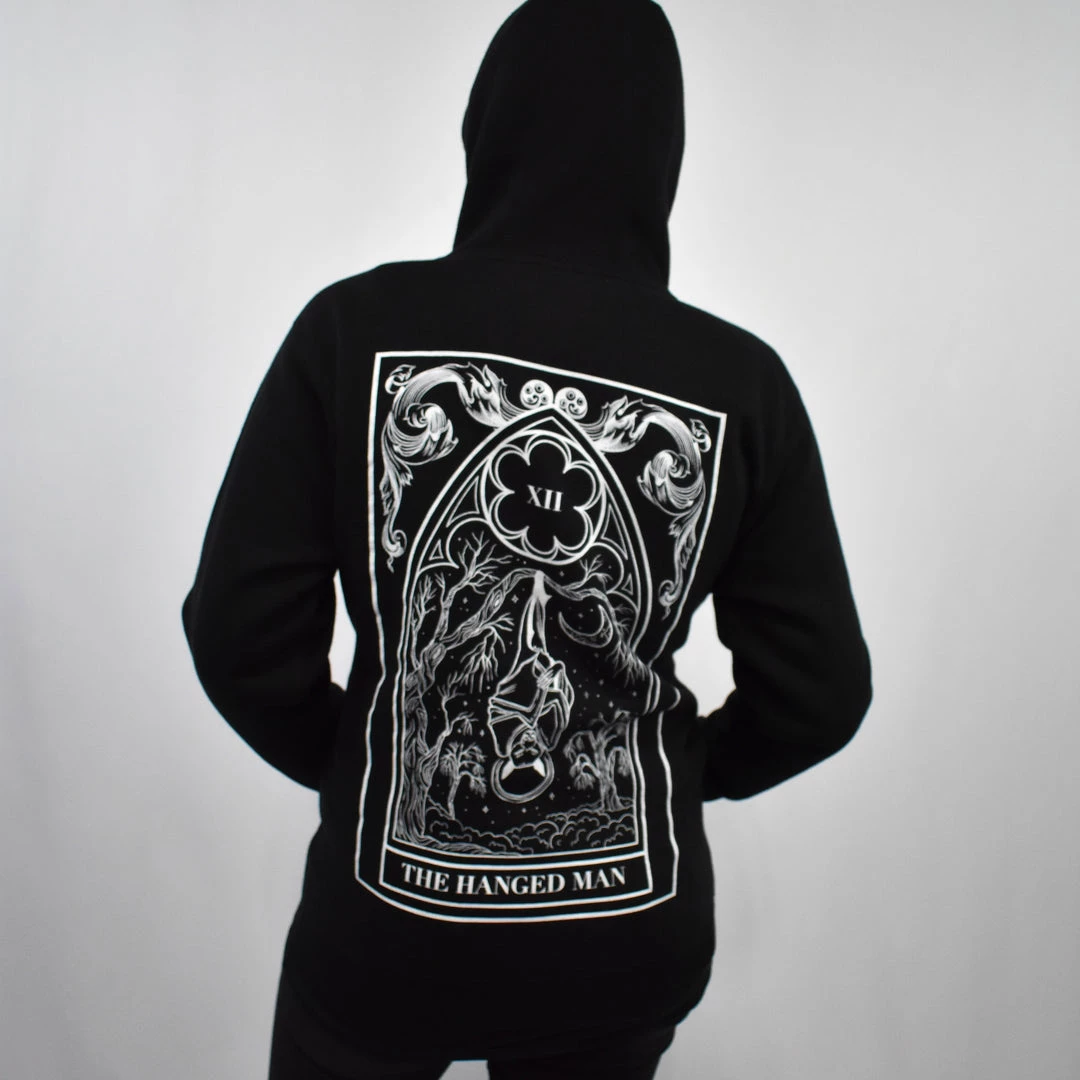 Hanged Man Tarot Zip Hoodie THE PRETTY CULT PLUS SIZE 1X-6X SELECTIONS 3 Hanged Man Tarot Zip Hoodie THE PRETTY CULT PLUS SIZE 1X-6X SELECTIONS