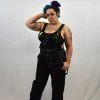 American Bazi Lucy Contrast Overalls (ONLY 2X LEFT!) SALE ITEMS