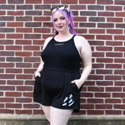 Howling Ghosts Shorts BLACK THORN NEWEST ITEMS