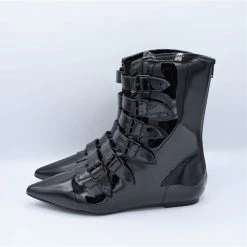 Strangecvlt Patent Coven Pike Flat Boot -STRANGE CVLT (ALMOST GONE!)