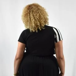 Ghost-town Tie Front Top FOREST INK