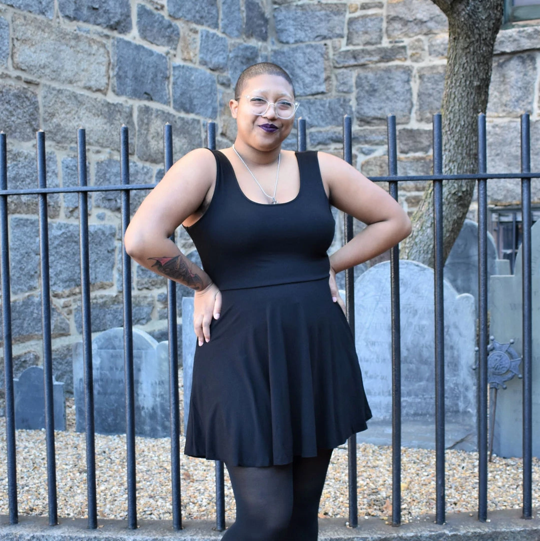 DRESSES Simple Skater Dress FOXBLOOD 3 DRESSES Simple Skater Dress FOXBLOOD