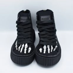Skeletal Creeper High Tops DEMONIA SHOES & BOOTS 8 Skeletal Creeper High Tops DEMONIA SHOES & BOOTS