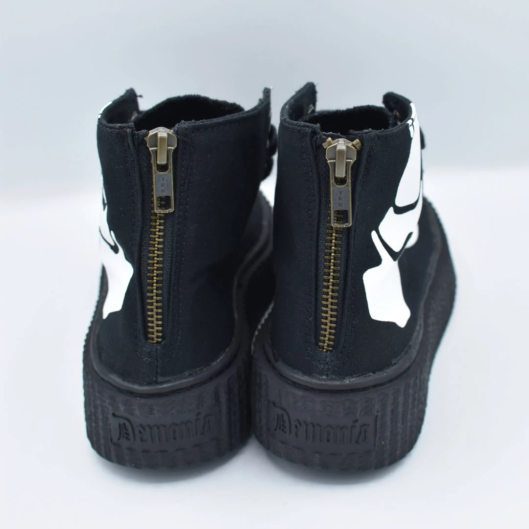 Skeletal Creeper High Tops DEMONIA SHOES & BOOTS 6 Skeletal Creeper High Tops DEMONIA SHOES & BOOTS