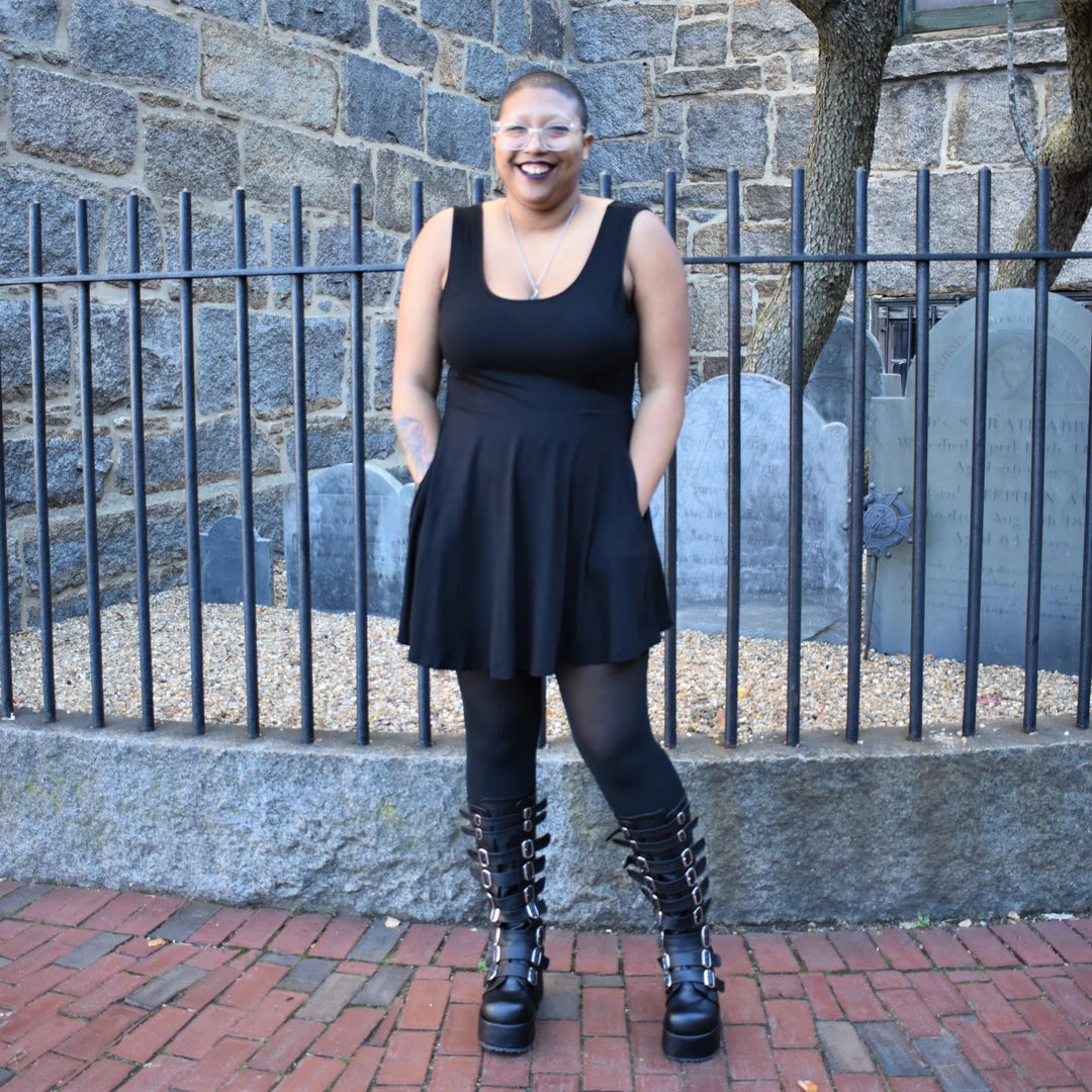 DRESSES Simple Skater Dress FOXBLOOD 4 DRESSES Simple Skater Dress FOXBLOOD