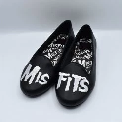 Strangecvlt Misfits Embroidered Lydia Flat STRANGE CVLT SALE ITEMS