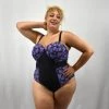Unique Vintage Clementine Purple Lace Bats Swimsuit 1 Unique Vintage Clementine Purple Lace Bats Swimsuit